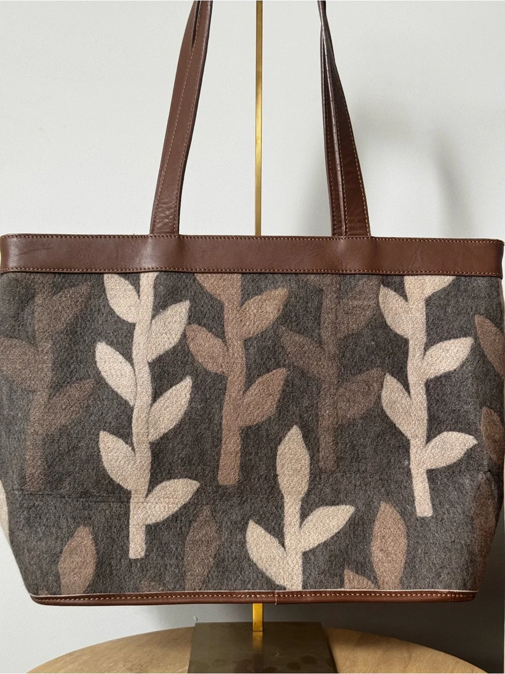 Liora Manné | Felt Leaf Tote Bag